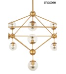 Pendant lamps - Moosee MOOSEE ASTRIFERO 15 gold / amber pendant lamp (MSE010100180) - product 7