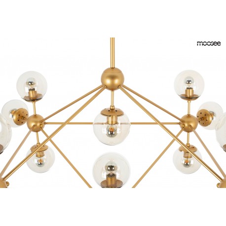 Moosee MOOSEE lampa wisząca ASTRIFERO 15 złota / bursztynowa (MSE010100180)
