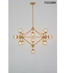 Pendant lamps - Moosee MOOSEE ASTRIFERO 15 gold / amber pendant lamp (MSE010100180) - product 11