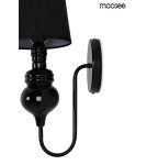 MOOSEE lampa ścienna QUEEN 15 czarna (MSE010100225)