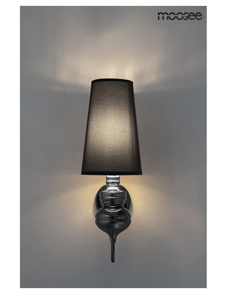 Wall lamps - MOOSEE QUEEN 15 wall lamp black (MSE010100225) - product kolory-swiatla.pl 5