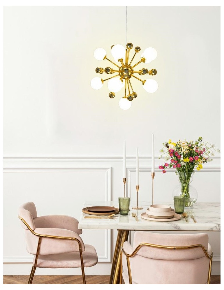 Designer pendant lamps - MOOSEE pendant lamp AURELIA gold (MSE010100252) - product kolory-swiatla.pl 8