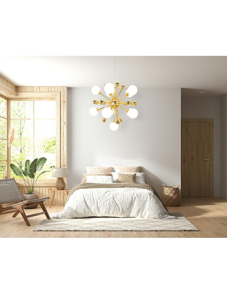 Designer pendant lamps - MOOSEE pendant lamp AURELIA gold (MSE010100252) - product kolory-swiatla.pl 9