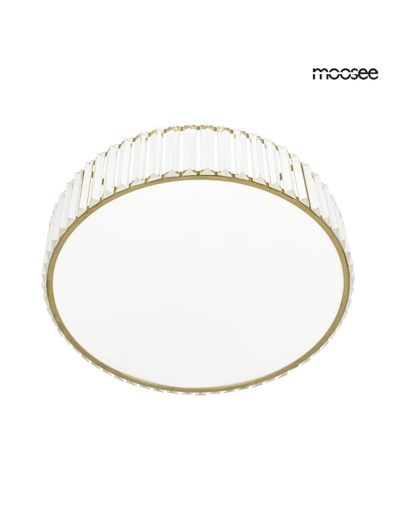 Ceiling lamps with crystals - MOOSEE ceiling lamp / plafond CROWN 50 gold (MSE010100366) - product kolory-swiatla.pl 3