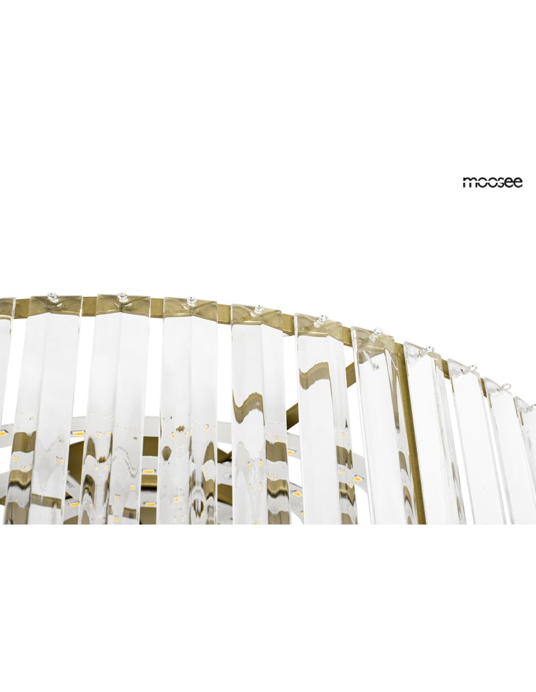 Ceiling lamps with crystals - MOOSEE ceiling lamp / plafond CROWN 50 gold (MSE010100366) - product kolory-swiatla.pl 4