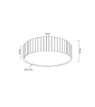 Ceiling lamps with crystals - MOOSEE ceiling lamp / plafond CROWN 50 gold (MSE010100366) - product 7