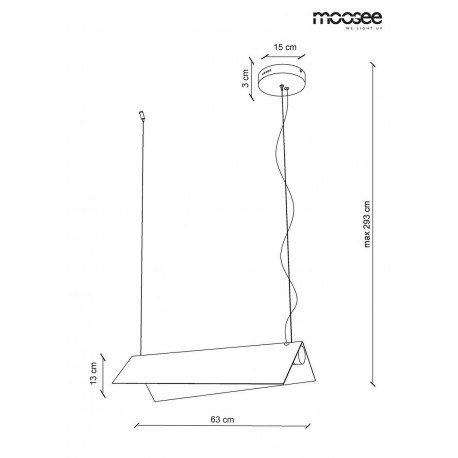 Moosee MOOSEE lampa wisząca PICCO S - złota (MSE010100126)