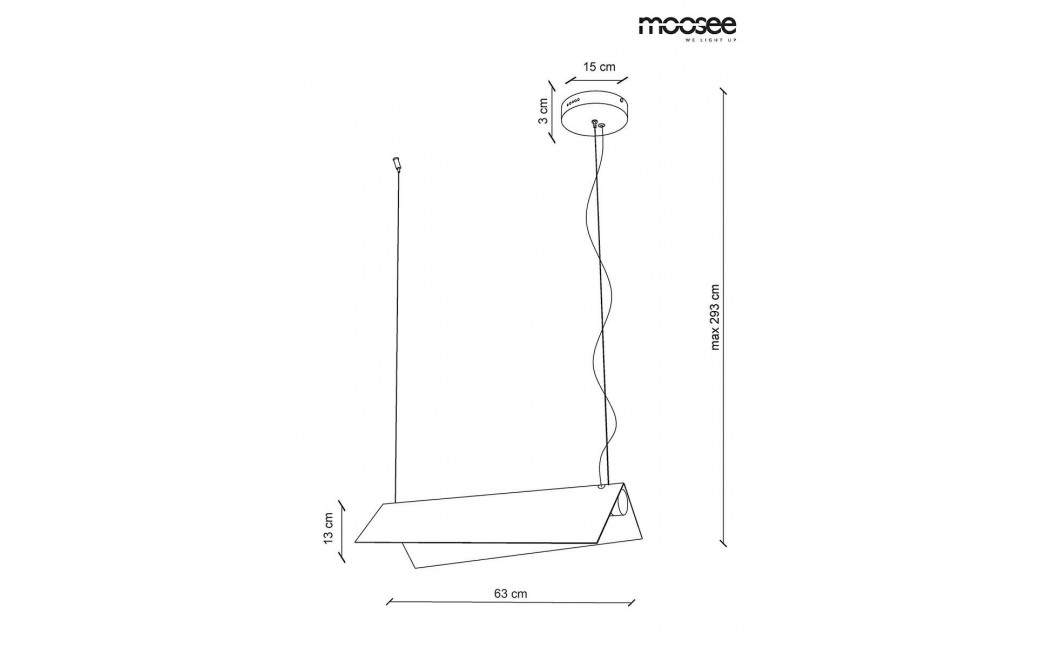 Moosee MOOSEE lampa wisząca PICCO S - złota (MSE010100126)