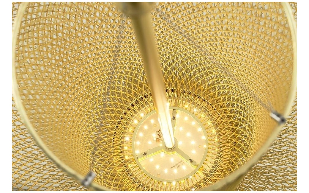 King Home Lampa wisząca ILLUSION S 45 złota - LED, metal (MD8167-S)