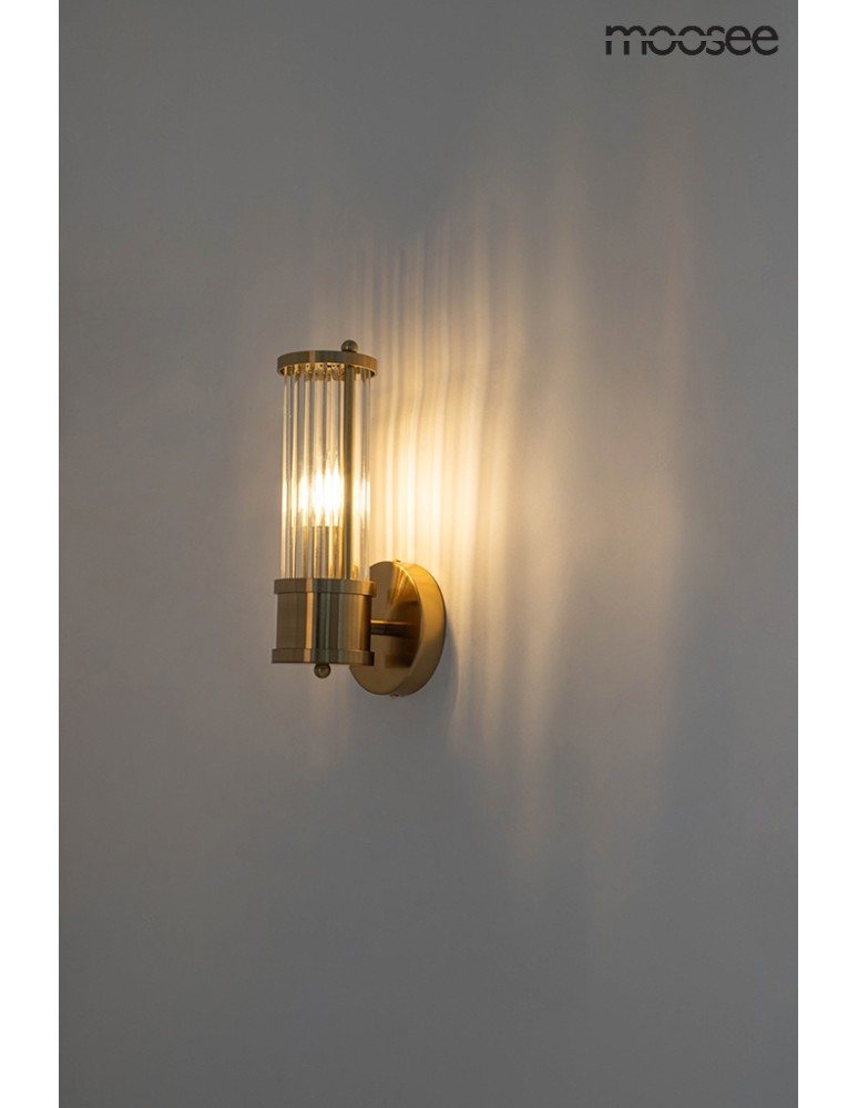 Glamour wall lamps - Moosee MOOSEE PILAR gold wall lamp (MSE010400192) - product kolory-swiatla.pl 5