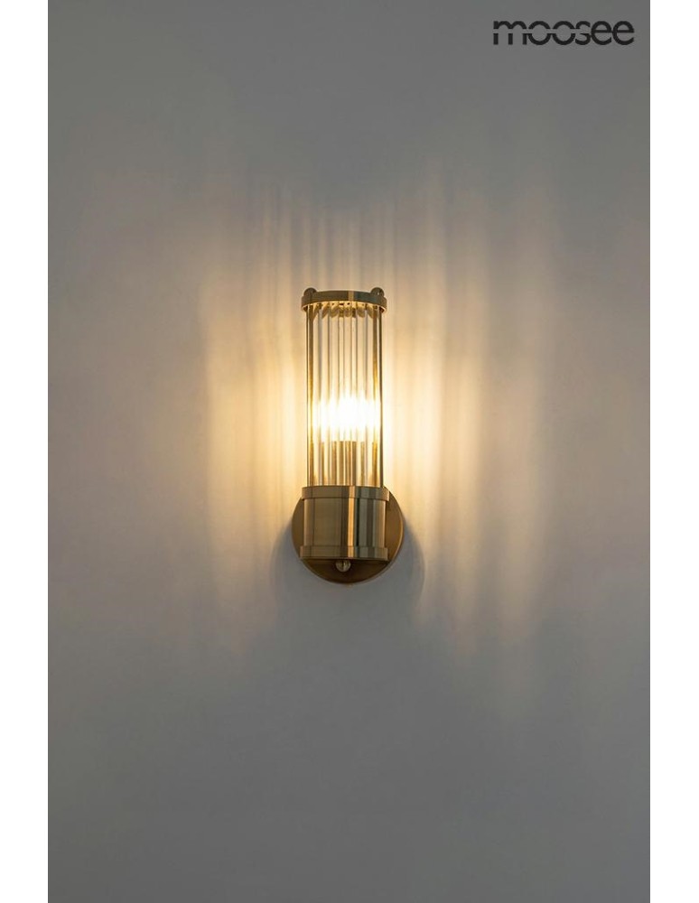 Glamour wall lamps - Moosee MOOSEE PILAR gold wall lamp (MSE010400192) - product kolory-swiatla.pl 6