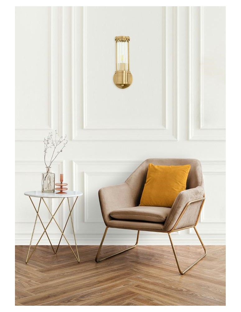 Glamour wall lamps - Moosee MOOSEE PILAR gold wall lamp (MSE010400192) - product kolory-swiatla.pl 8