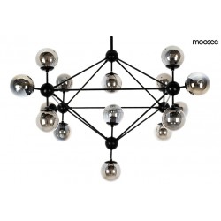 Moosee MOOSEE lampa wisząca ASTRIFERO 15 czarna / bursztynowa (MSE010100179)