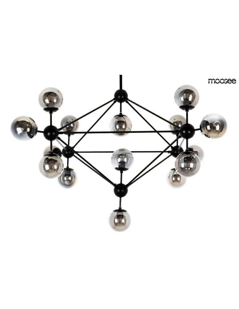 Pendant lamps - Moosee MOOSEE ASTRIFERO 15 black / amber pendant lamp (MSE010100179) - product kolory-swiatla.pl 1