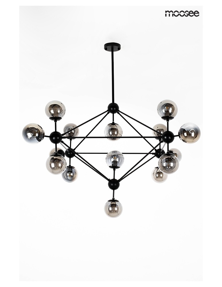 Pendant lamps - Moosee MOOSEE ASTRIFERO 15 black / amber pendant lamp (MSE010100179) - product kolory-swiatla.pl 2