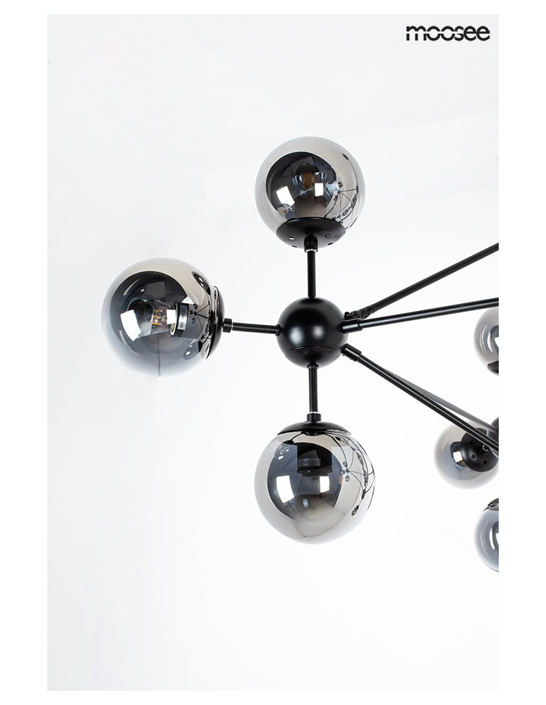 Pendant lamps - Moosee MOOSEE ASTRIFERO 15 black / amber pendant lamp (MSE010100179) - product kolory-swiatla.pl 3