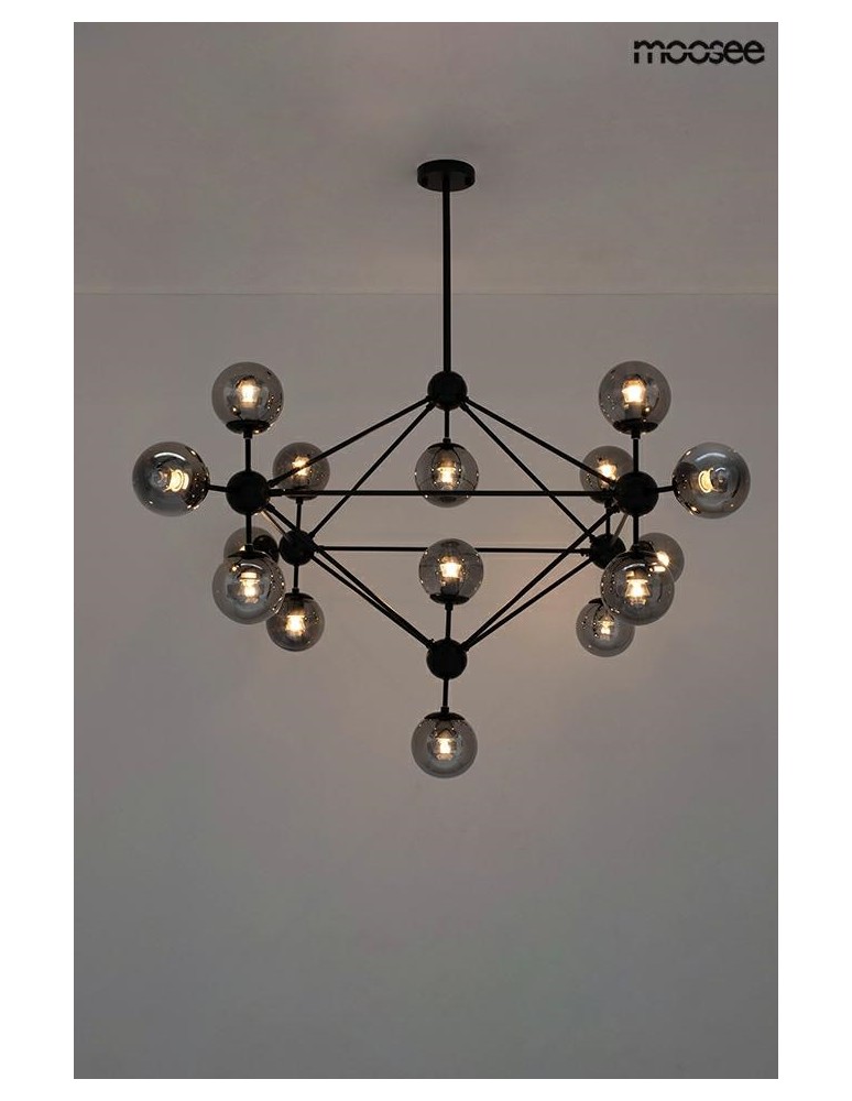 Pendant lamps - Moosee MOOSEE ASTRIFERO 15 black / amber pendant lamp (MSE010100179) - product kolory-swiatla.pl 6
