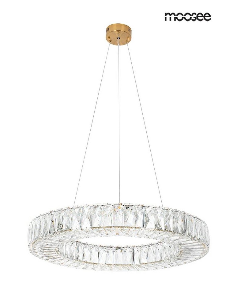Glamour pendant lamps - MOOSEE ALLISIA 80 gold pendant lamp (MSE010100352) - product kolory-swiatla.pl 1