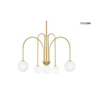 Glass sphere chandelier - MOOSEE NERI gold pendant lamp (MSE010100318) - product 1