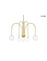 MOOSEE NERI gold pendant lamp (MSE010100318)