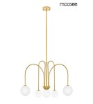 Glass sphere chandelier - MOOSEE NERI gold pendant lamp (MSE010100318) - product 3