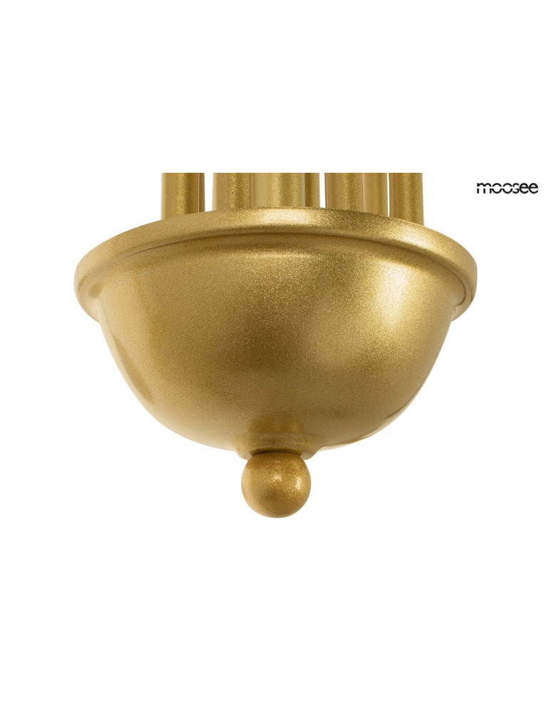 Glass sphere chandelier - MOOSEE NERI gold pendant lamp (MSE010100318) - product kolory-swiatla.pl 6
