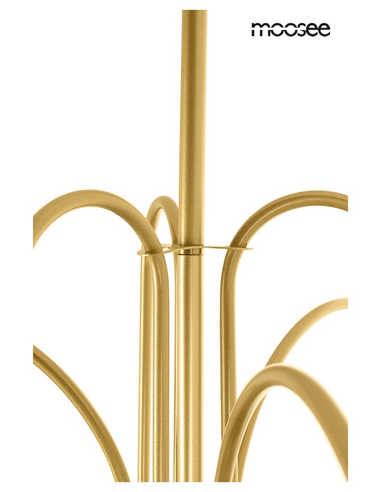 Glass sphere chandelier - MOOSEE NERI gold pendant lamp (MSE010100318) - product kolory-swiatla.pl 7