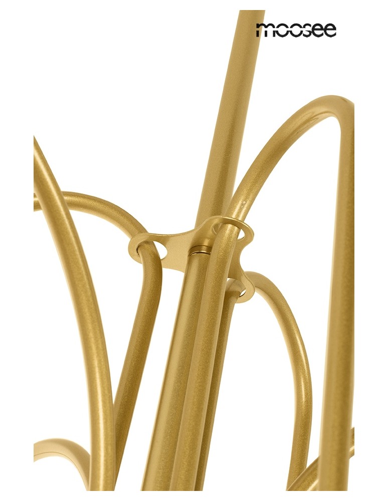 Glass sphere chandelier - MOOSEE NERI gold pendant lamp (MSE010100318) - product kolory-swiatla.pl 8