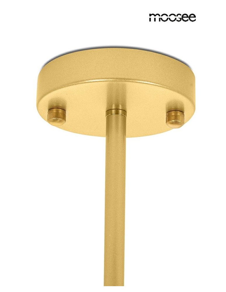 Glass sphere chandelier - MOOSEE NERI gold pendant lamp (MSE010100318) - product kolory-swiatla.pl 9