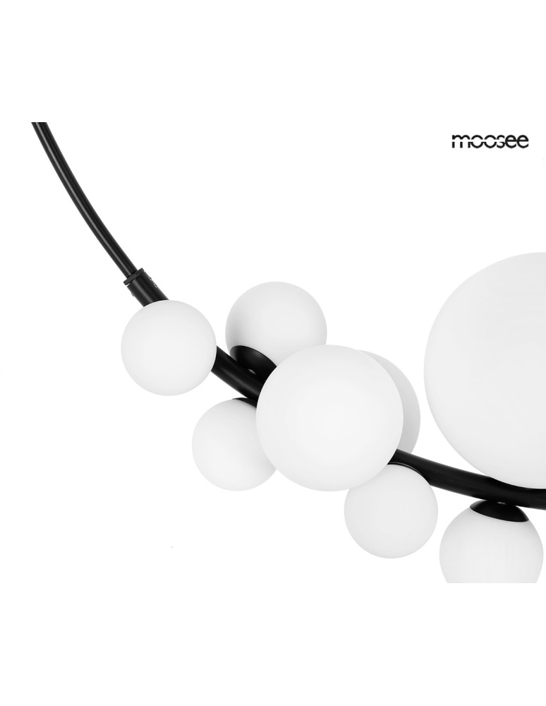 Pendant lamps spheres - MOOSEE ROCIO pendant lamp black (MSE010100340) - product kolory-swiatla.pl 4