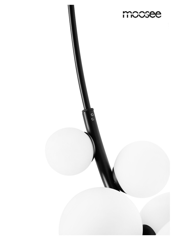 Pendant lamps spheres - MOOSEE ROCIO pendant lamp black (MSE010100340) - product kolory-swiatla.pl 5