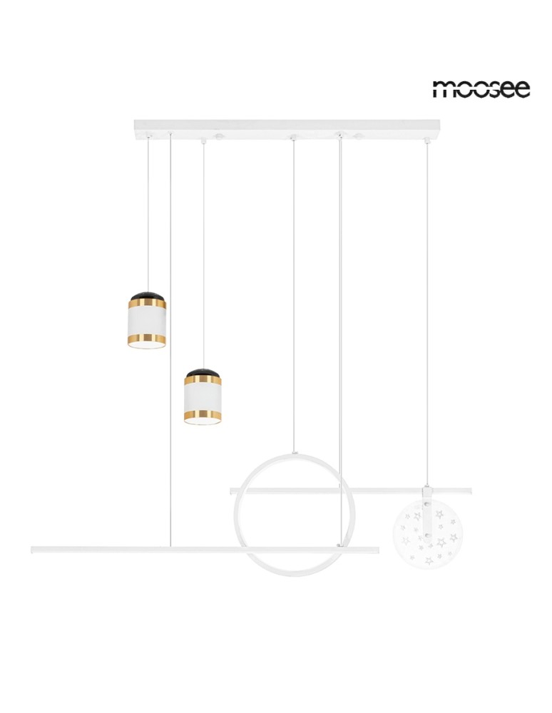 Designer pendant lamps - MOOSEE STARS pendant lamp white (MSE010100343) - product kolory-swiatla.pl 1
