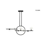 Pendant lamps spheres - MOOSEE pendant lamp ALURE LINE TWIN 90 black (MSE010100346) - product 1