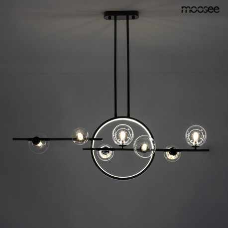 MOOSEE lampa wisząca ALURE LINE TWIN 90 czarna (MSE010100346)