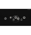 Pendant lamps spheres - MOOSEE pendant lamp ALURE LINE TWIN 90 black (MSE010100346) - product 3