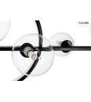 Pendant lamps spheres - MOOSEE pendant lamp ALURE LINE TWIN 90 black (MSE010100346) - product 5