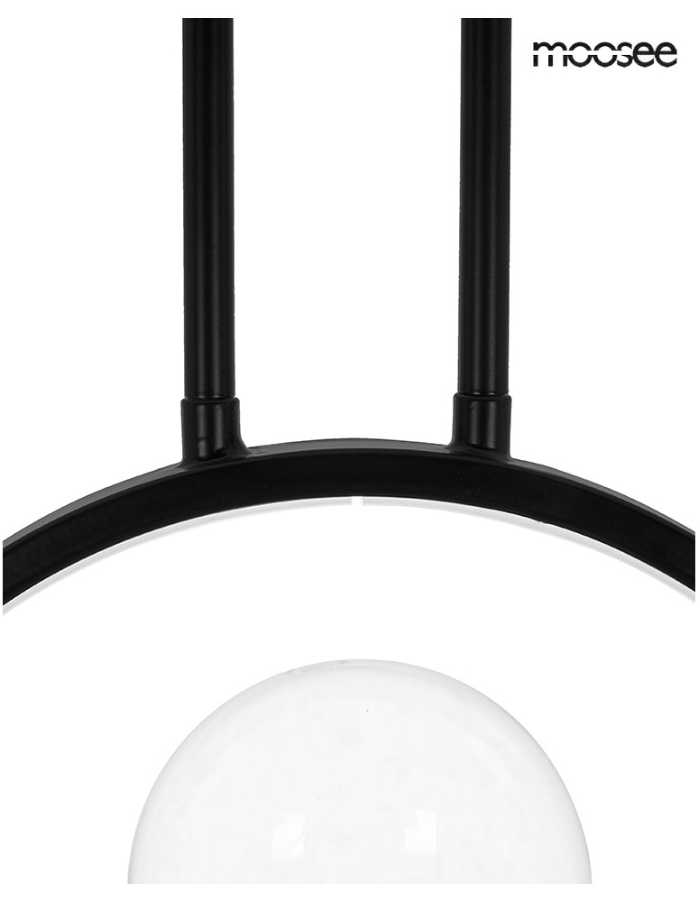 Pendant lamps spheres - MOOSEE pendant lamp ALURE LINE TWIN 90 black (MSE010100346) - product kolory-swiatla.pl 6