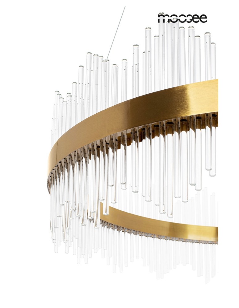 Glamour pendant lamps - MOOSEE FLORENS 80 gold pendant lamp (MSE010100364) - product kolory-swiatla.pl 2