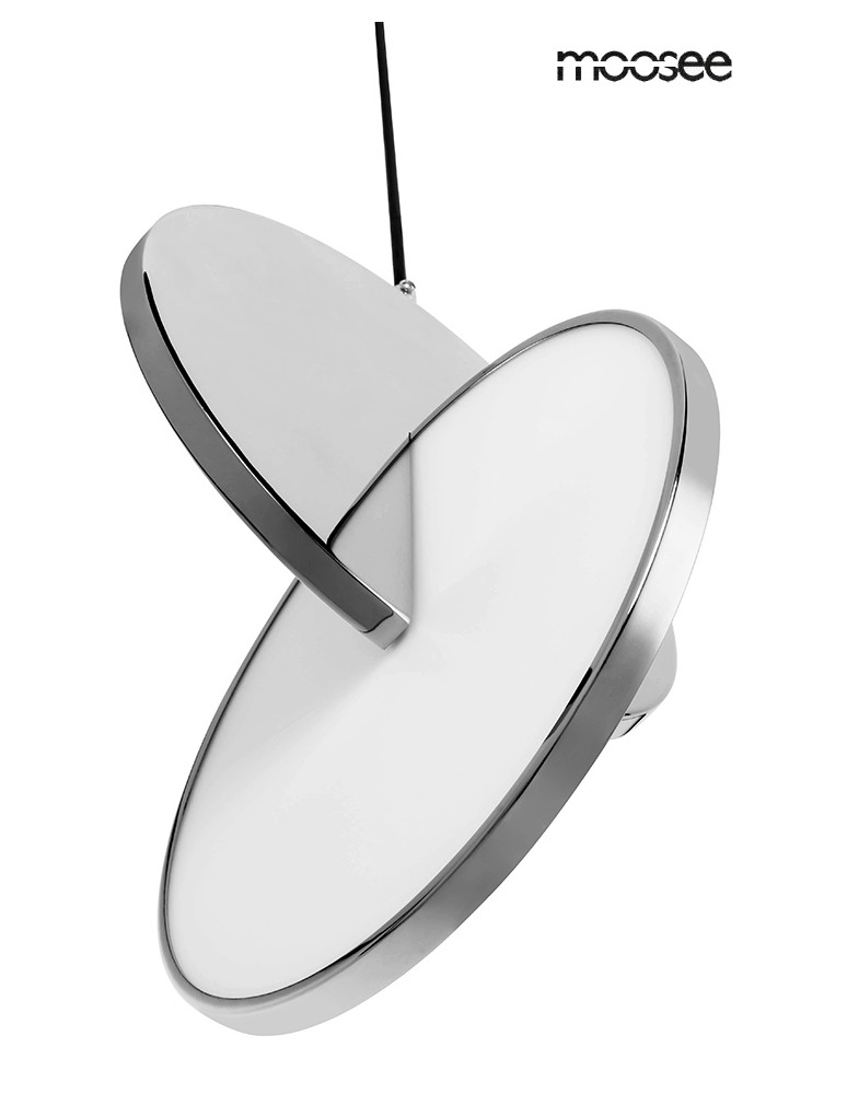 Designer pendant lamps - MOOSEE DISCO silver pendant lamp (MSE010100369) - product kolory-swiatla.pl 3