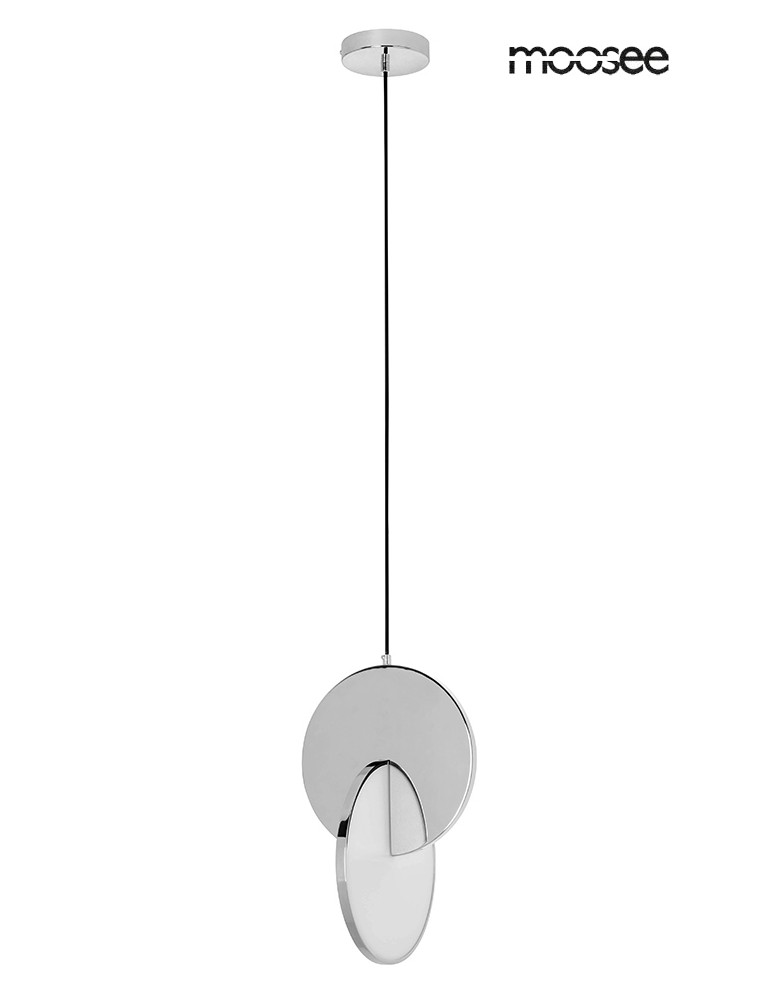 Designer pendant lamps - MOOSEE DISCO silver pendant lamp (MSE010100369) - product kolory-swiatla.pl 4
