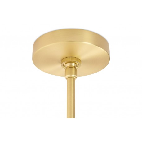 King Home Lampa wisząca PLANETARIO 15 GOLD złota - klosze szronione (MD10230G-15.BRASS)