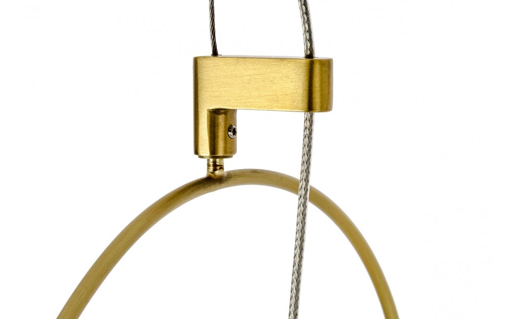 King Home Lampa wisząca FUENTE mosiądz - metal, szkło (MD60190-1B-430)