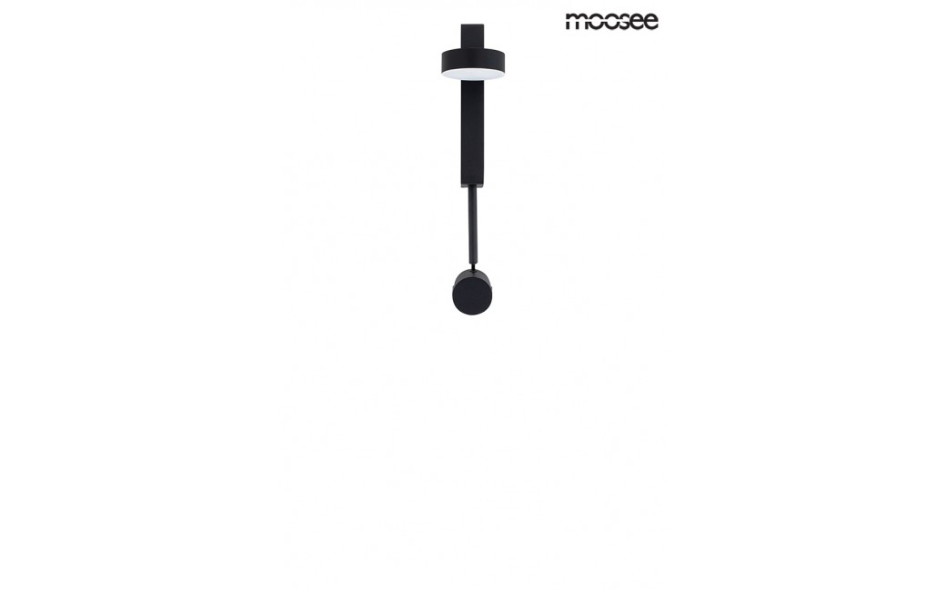 Moosee MOOSEE lampa ścienna CLARID BLACK czarna (MSE010400207)