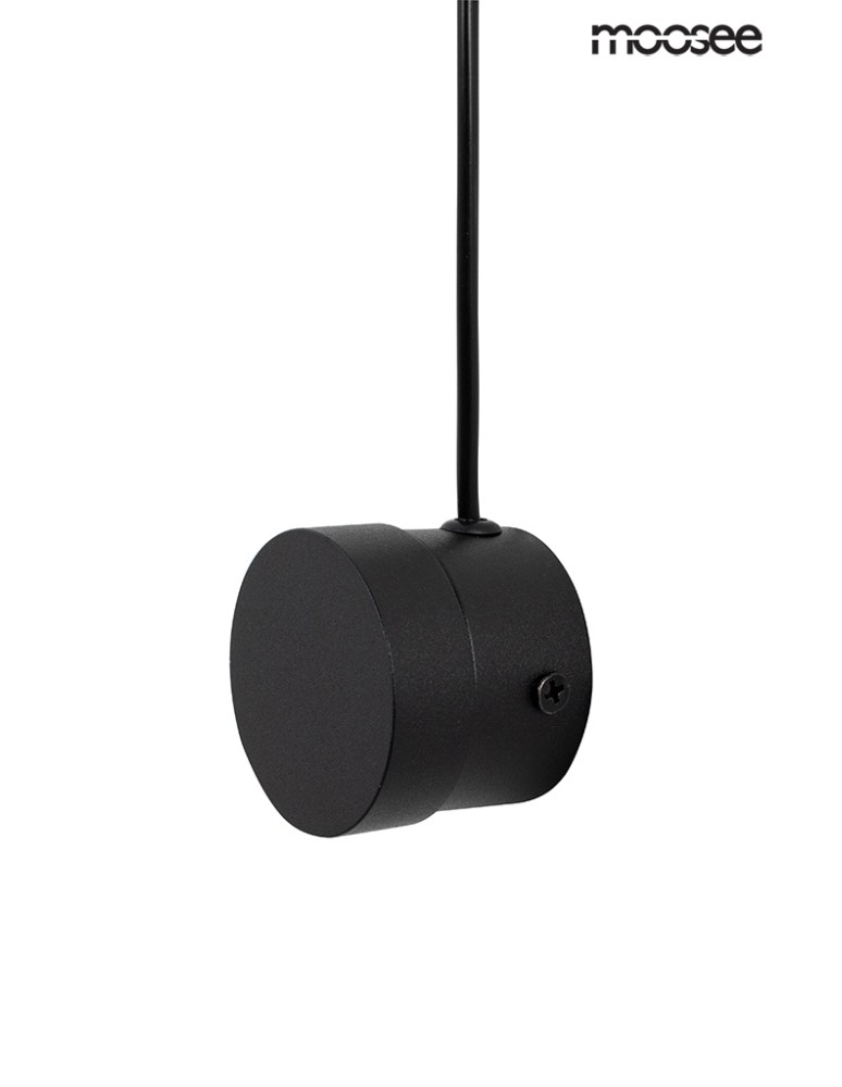 Wall lamps for bedrooms - Moosee MOOSEE CLARID BLACK wall lamp black (MSE010400207) - product kolory-swiatla.pl 6
