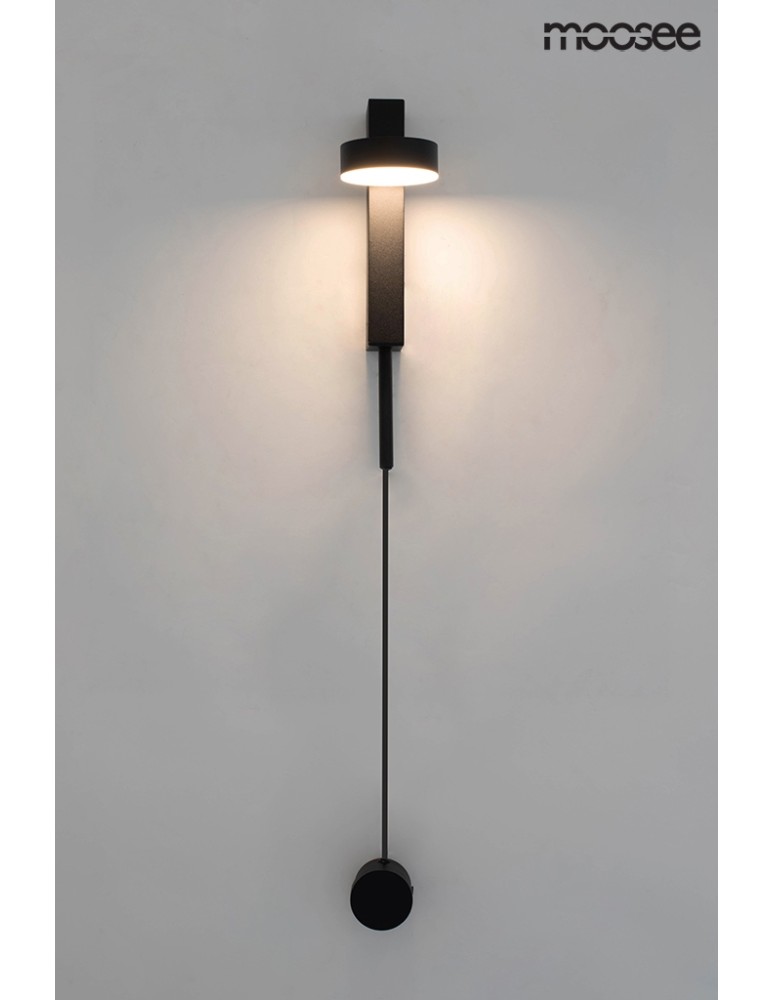 Wall lamps for bedrooms - Moosee MOOSEE CLARID BLACK wall lamp black (MSE010400207) - product kolory-swiatla.pl 9