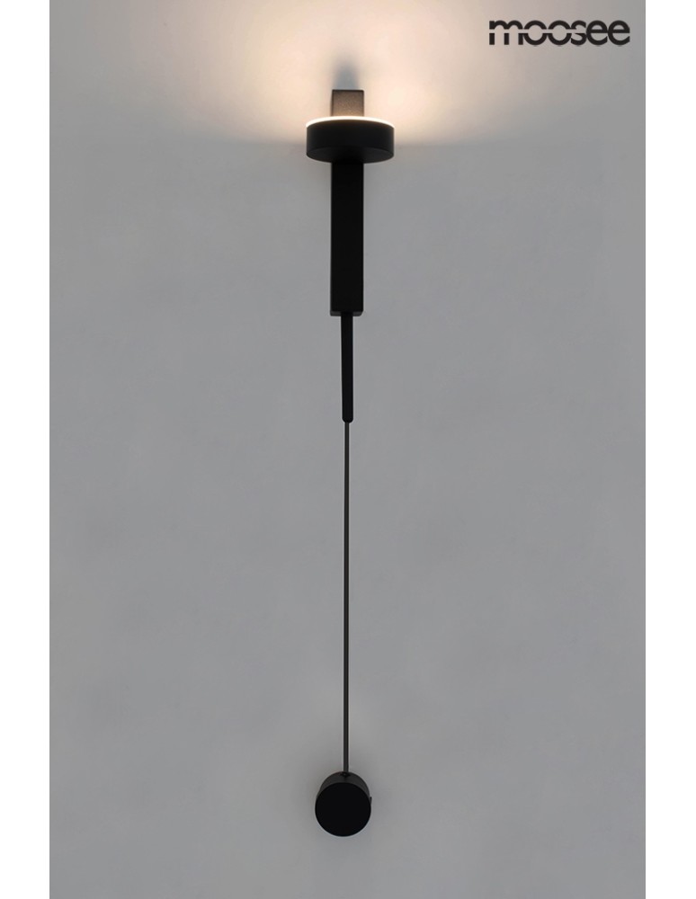 Wall lamps for bedrooms - Moosee MOOSEE CLARID BLACK wall lamp black (MSE010400207) - product kolory-swiatla.pl 10