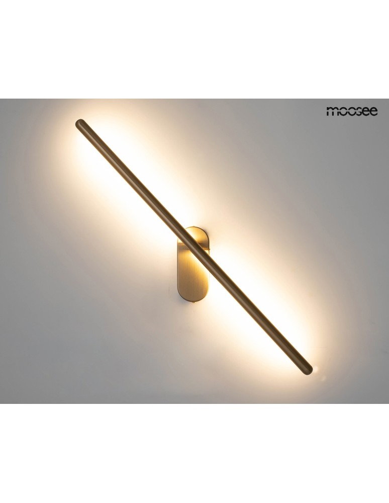 Designer wall lamps - Moosee MOOSEE TOBIA gold wall lamp (MSE010400212) - product kolory-swiatla.pl 3