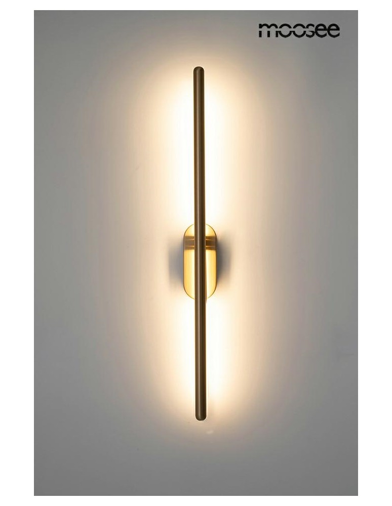 Designer wall lamps - Moosee MOOSEE TOBIA gold wall lamp (MSE010400212) - product kolory-swiatla.pl 4