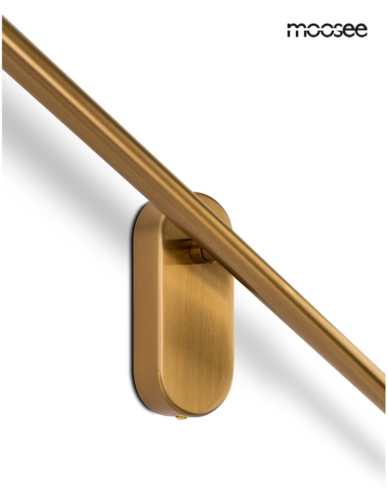 Designer wall lamps - Moosee MOOSEE TOBIA gold wall lamp (MSE010400212) - product kolory-swiatla.pl 5