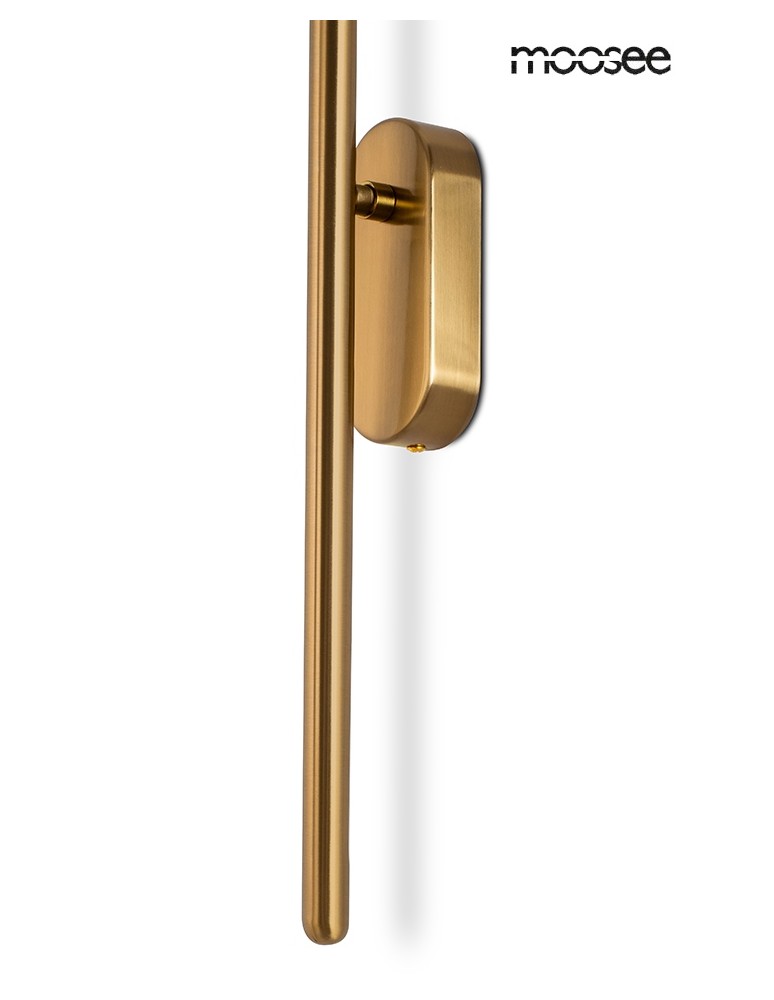 Designer wall lamps - Moosee MOOSEE TOBIA gold wall lamp (MSE010400212) - product kolory-swiatla.pl 6